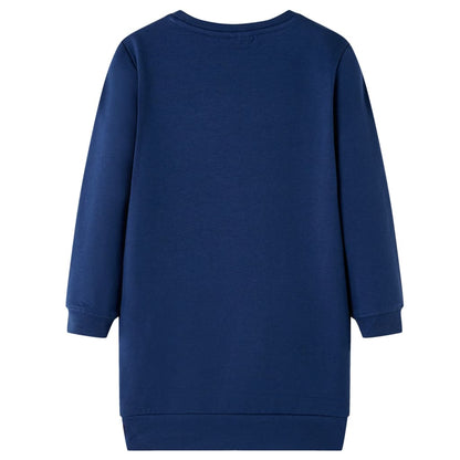 Kinderjurk 104 marineblauw 104