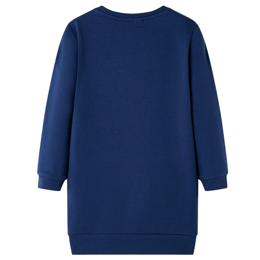 Kinderjurk 104 marineblauw 104