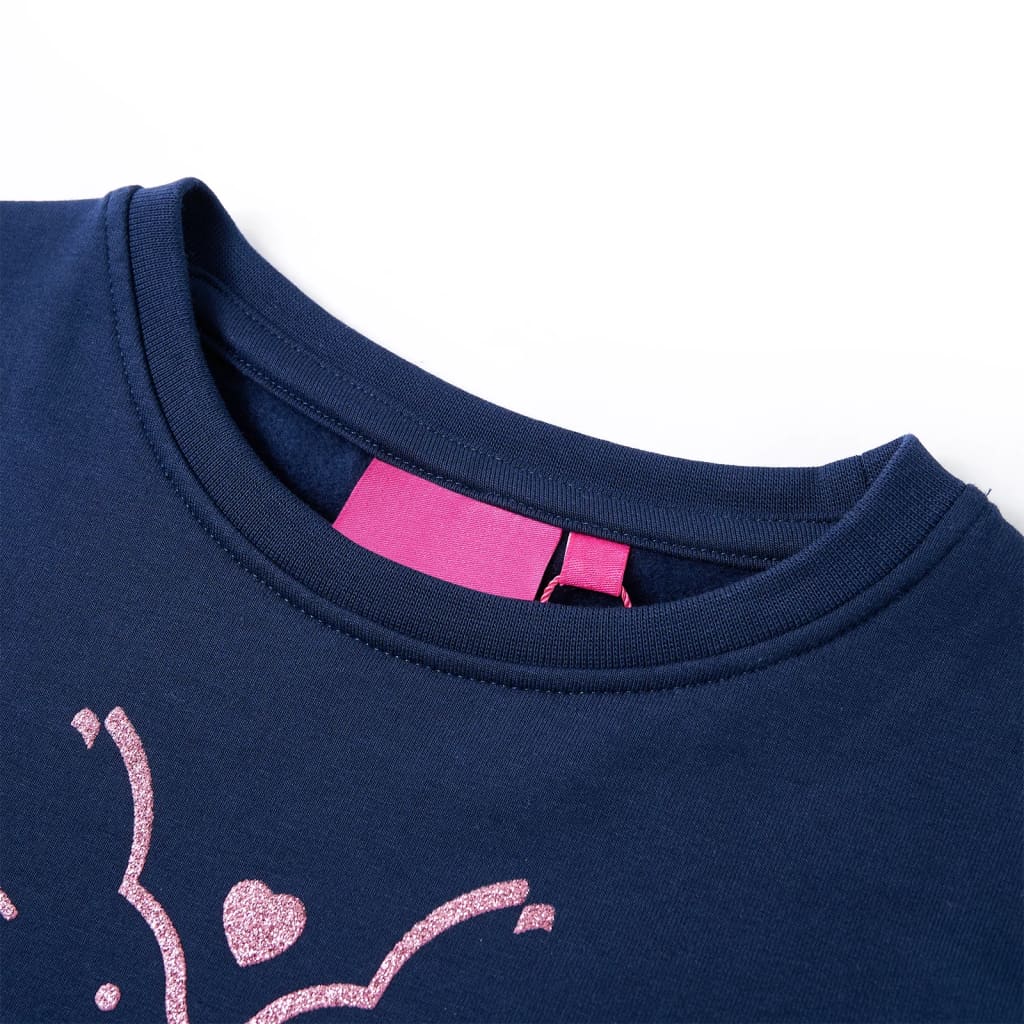 Kinderjurk 116 marineblauw 116