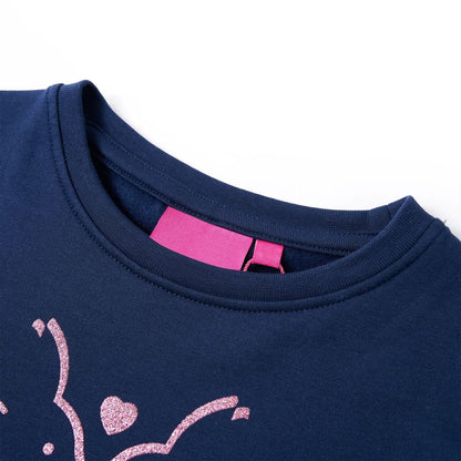 Kinderjurk 116 marineblauw 116