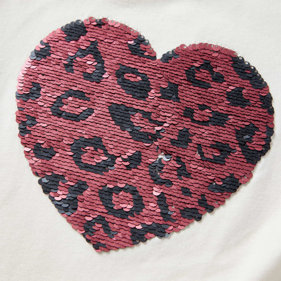 Kindershirt met lange mouwen 104 ecru Ecru