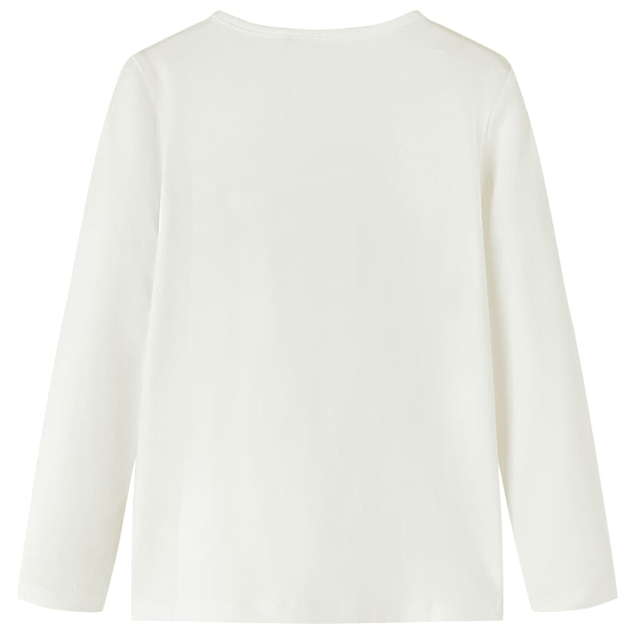 Kindershirt met lange mouwen 116 ecru Ecru