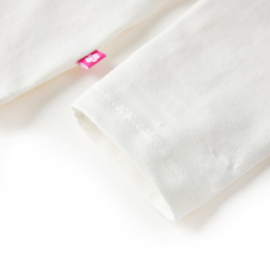 Kindershirt met lange mouwen 116 ecru Ecru