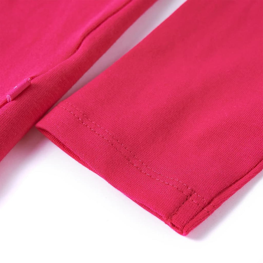 Kindershirt met lange mouwen 116 felroze Roze 116