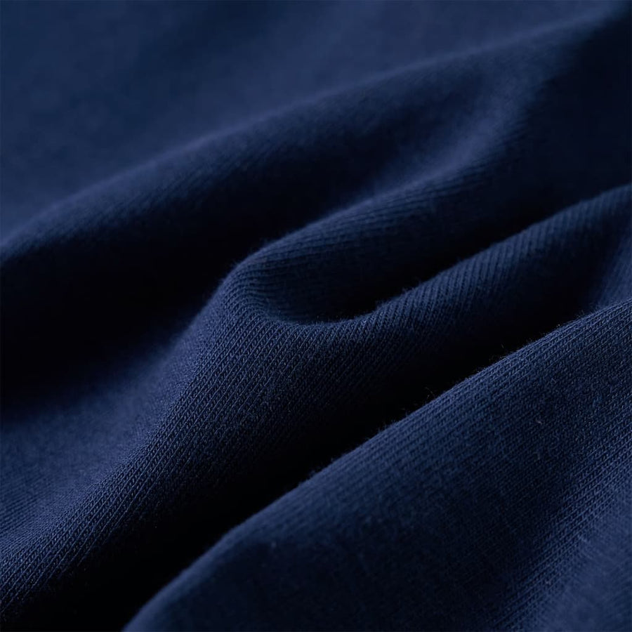 Kindershirt met lange mouwen 104 marineblauw Marineblauw