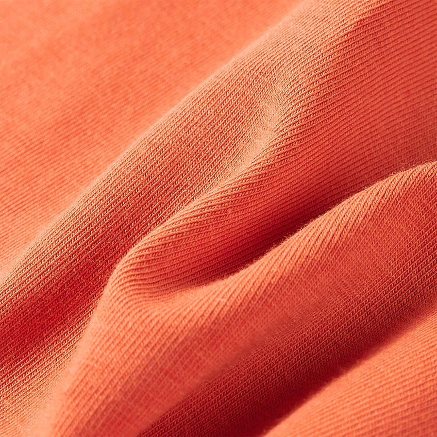 Kindershirt met lange mouwen 140 oranjebruin orange
