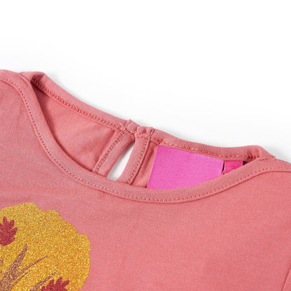Kindershirt met lange mouwen 116 oudroze Roze 116