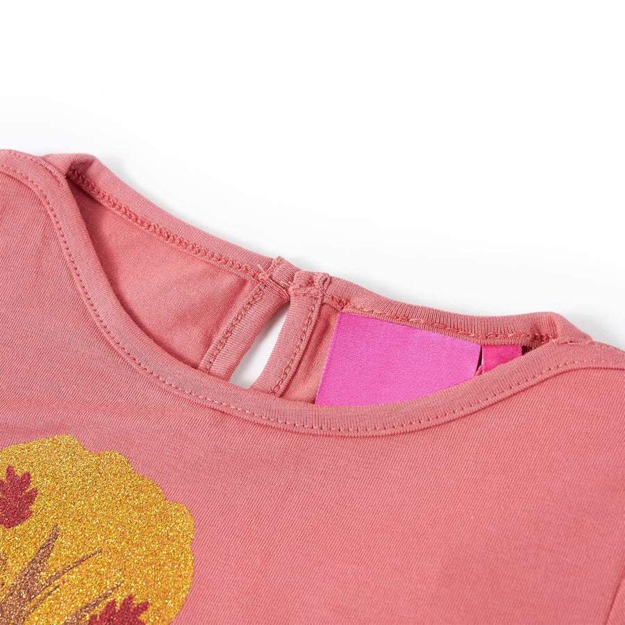 Kindershirt met lange mouwen 116 oudroze Roze 116