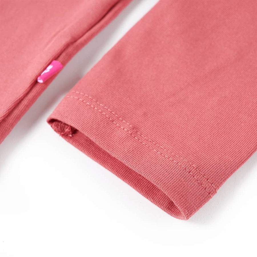 Kindershirt met lange mouwen 116 oudroze Roze 116