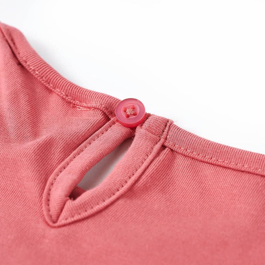 Kindershirt met lange mouwen 128 oudroze Roze 128