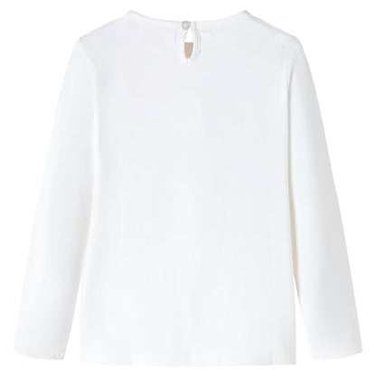 Kindershirt met lange mouwen 116 ecru Ecru