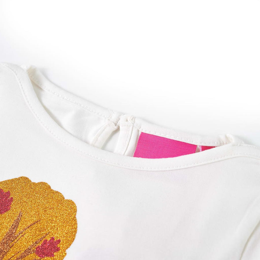 Kindershirt met lange mouwen 116 ecru Ecru
