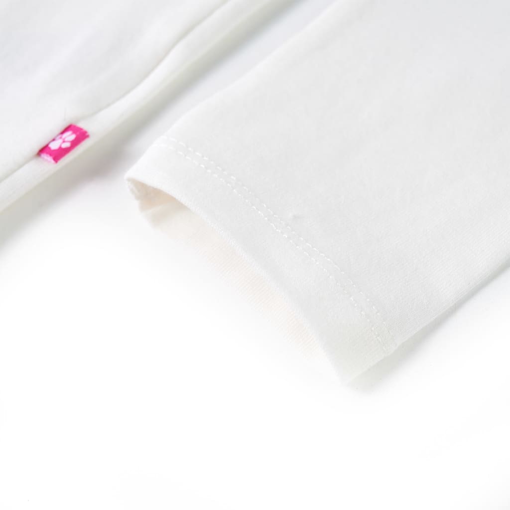Kindershirt met lange mouwen 116 ecru Ecru
