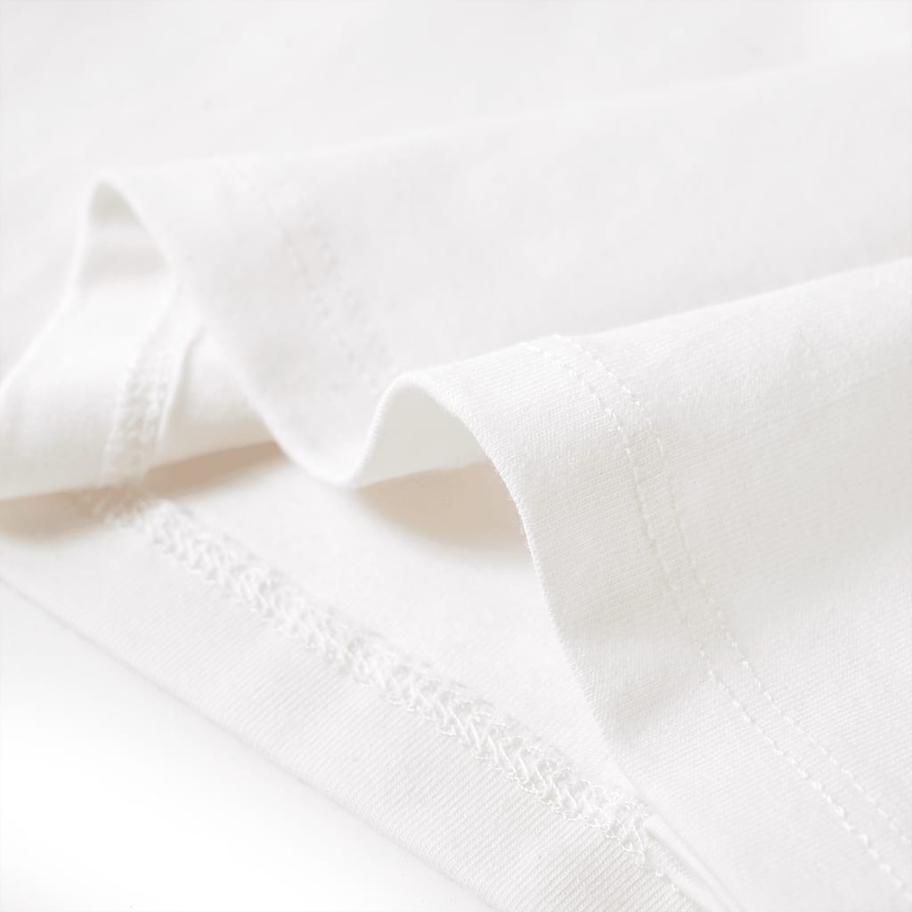 Kindershirt met lange mouwen 128 ecru Ecru