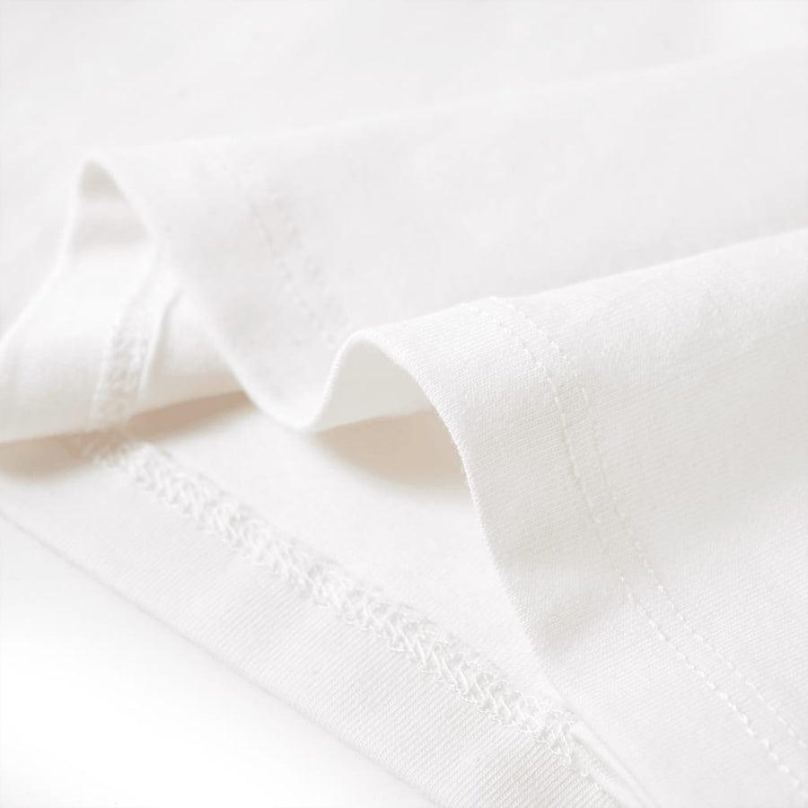 Kindershirt met lange mouwen 128 ecru Ecru