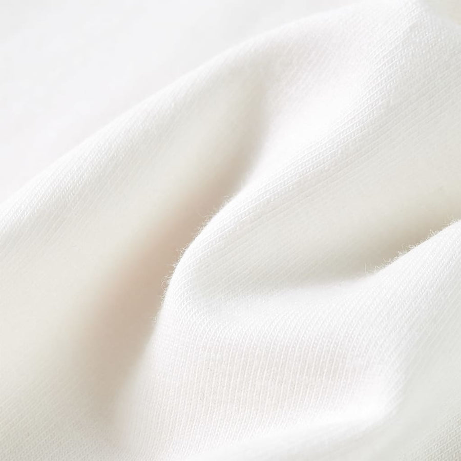 Kindershirt met lange mouwen 128 ecru Ecru