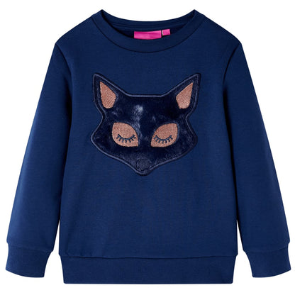 Kindertrui 128 marineblauw