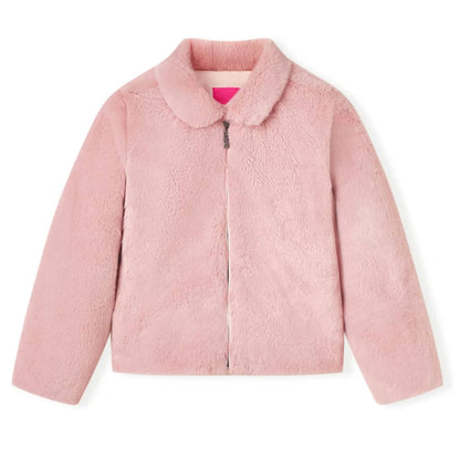Kinderjas 92 kunstvacht roze Roze 92
