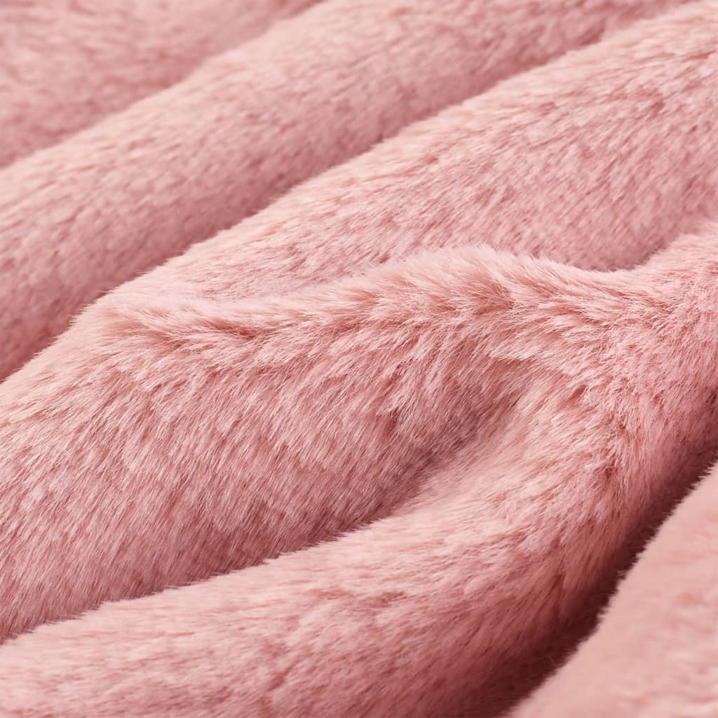Kinderjas 92 kunstvacht roze Roze 92