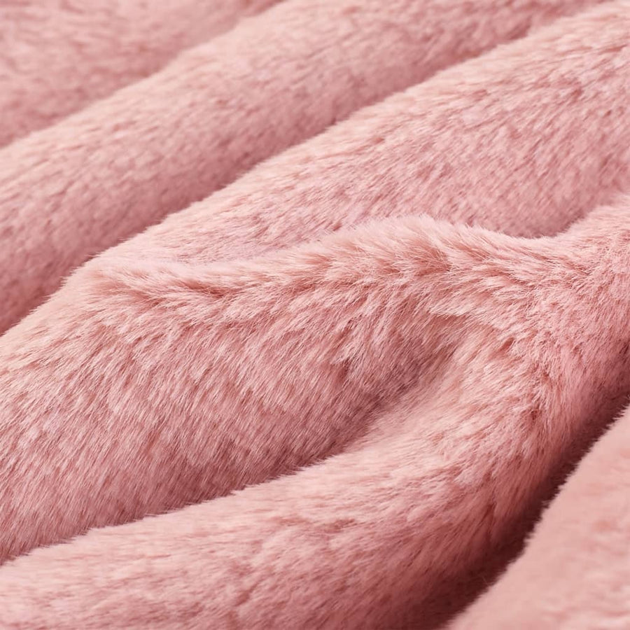 Kinderjas 92 kunstvacht roze Roze 92