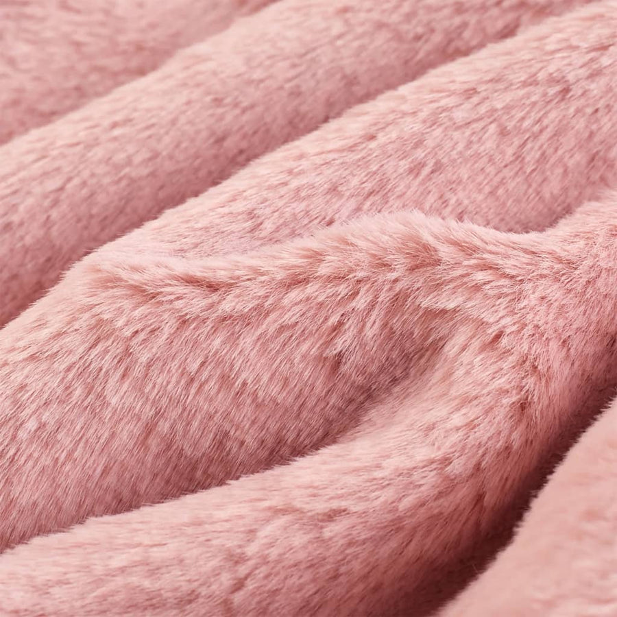 Kinderjas 104 kunstvacht roze Roze
