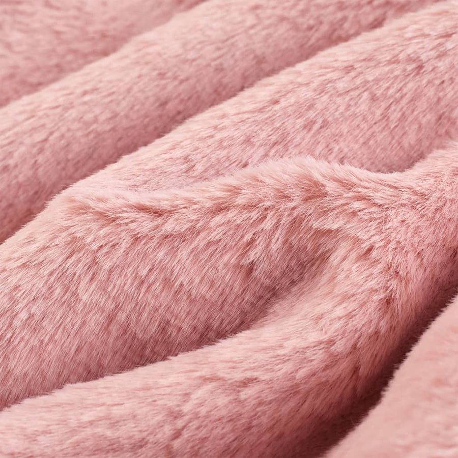 Kinderjas 116 kunstvacht roze Roze