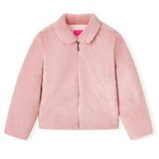 Kinderjas kunstvacht roze maat 128
