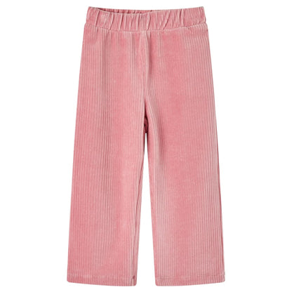Kinderbroek 128 ribfluweel Lichtroze lichtroze 128