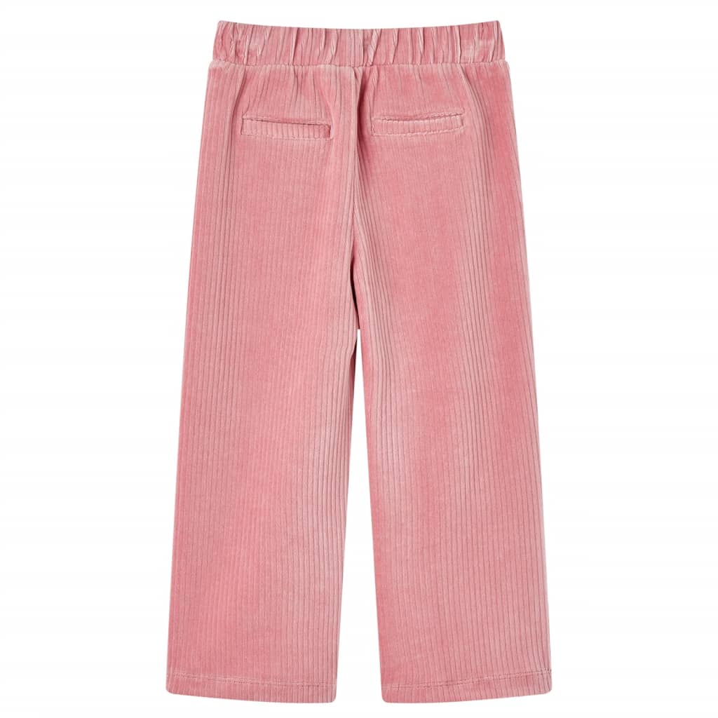 Kinderbroek 128 ribfluweel Lichtroze lichtroze 128