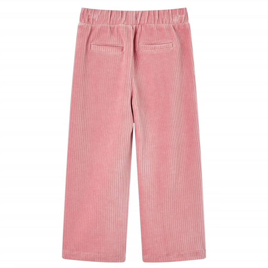 Kinderbroek 128 ribfluweel Lichtroze lichtroze 128