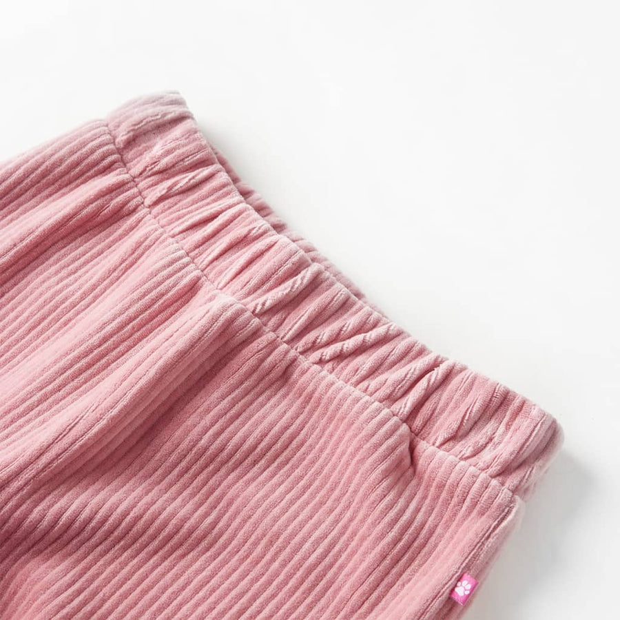 Kinderbroek 128 ribfluweel Lichtroze lichtroze 128