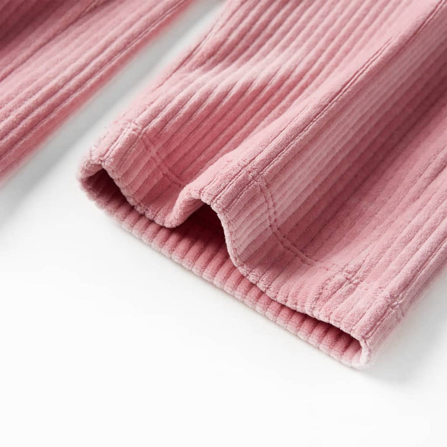 Kinderbroek 128 ribfluweel Lichtroze lichtroze 128