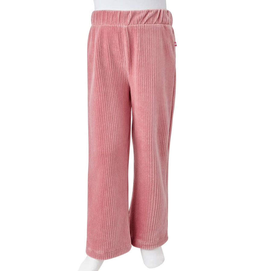 Kinderbroek 128 ribfluweel Lichtroze lichtroze 128