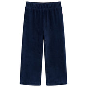 Kinderbroek 116 ribfluweel marineblauw