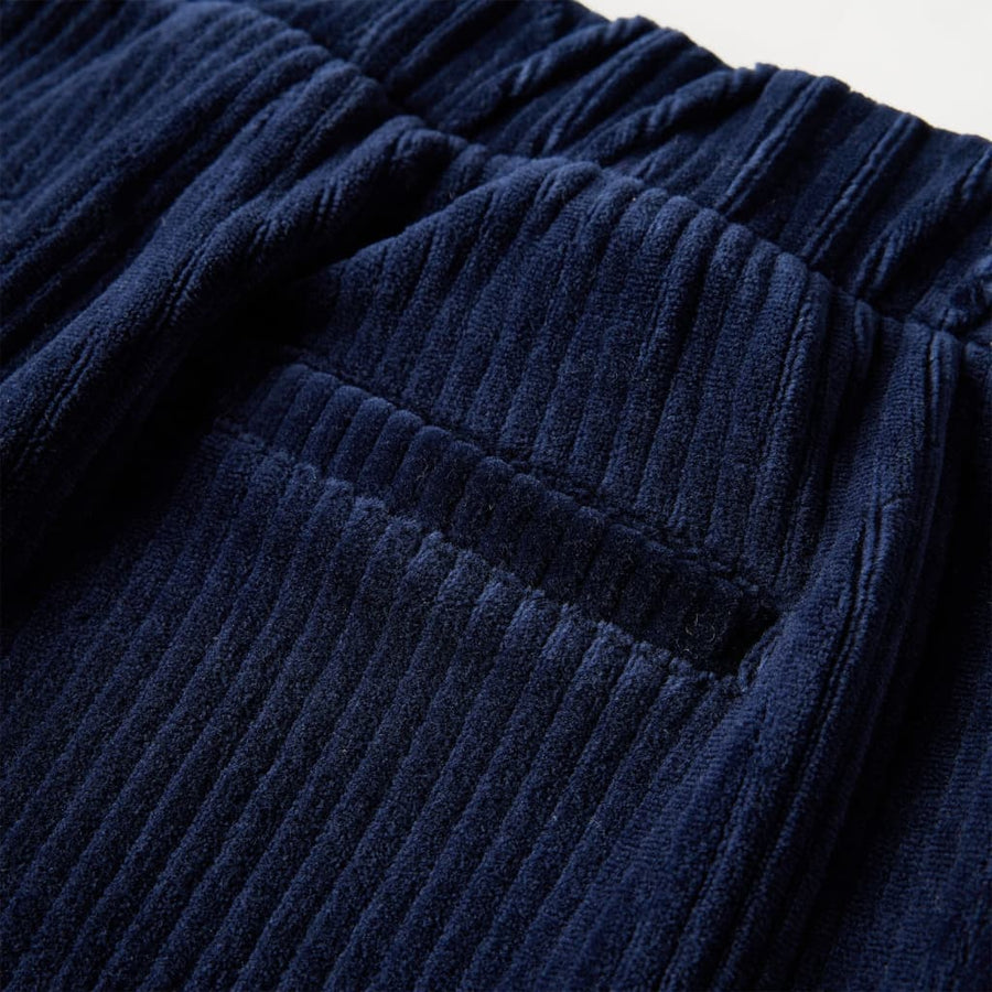 Kinderbroek 116 ribfluweel marineblauw Marineblauw