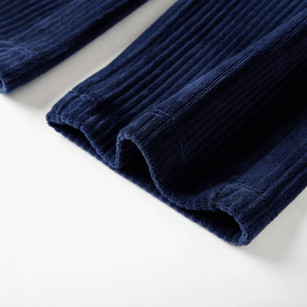 Kinderbroek 116 ribfluweel marineblauw Marineblauw