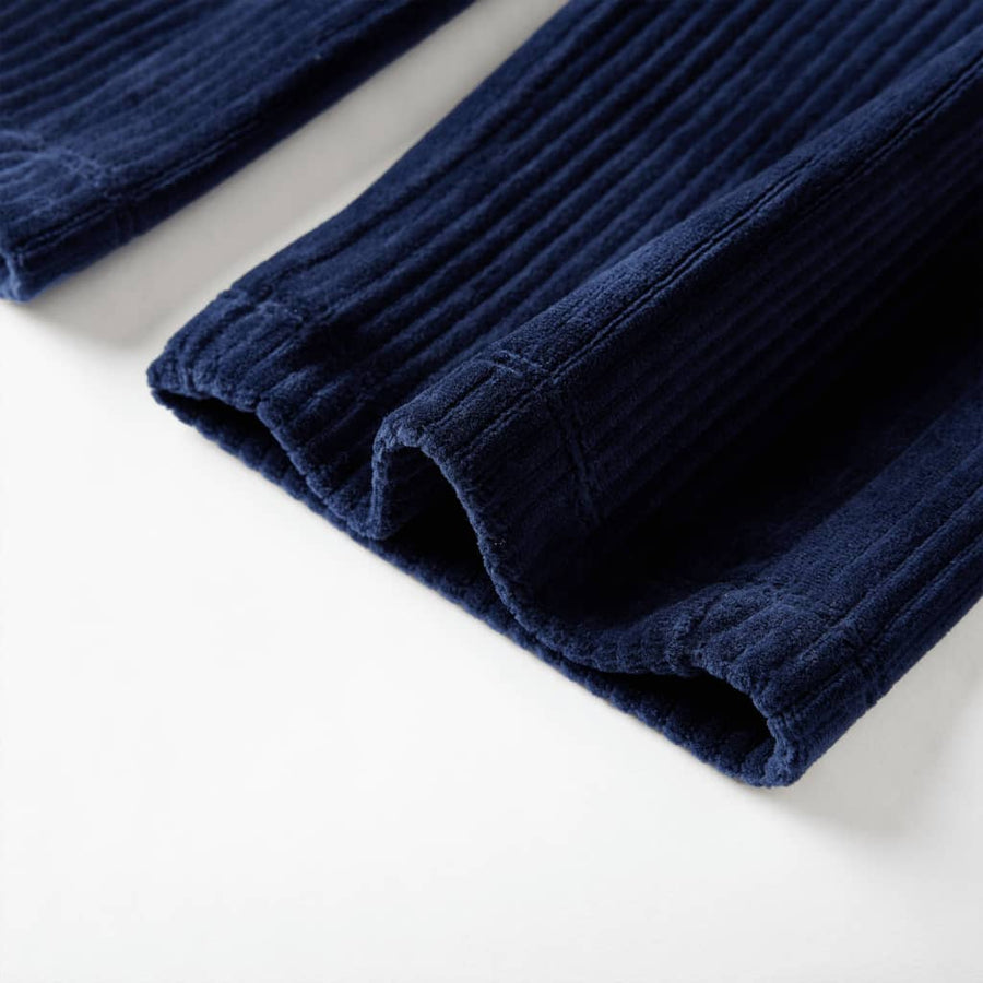Kinderbroek 116 ribfluweel marineblauw Marineblauw