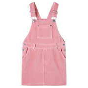 Kids' tunic dress 92 corduroy light pink