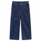 Children's trousers 116 corduroy navy blue