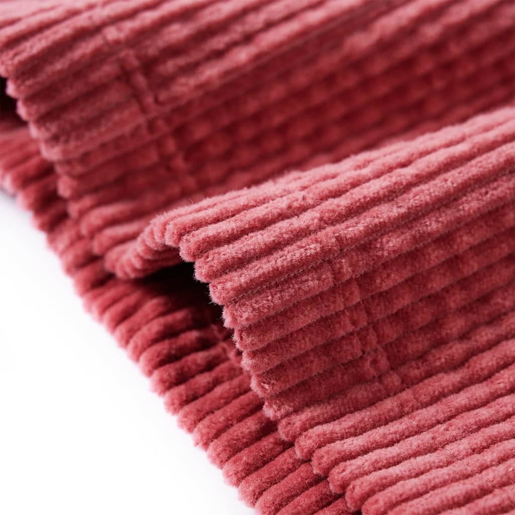 Kindertuinjurk 92 ribfluweel roze Roze
