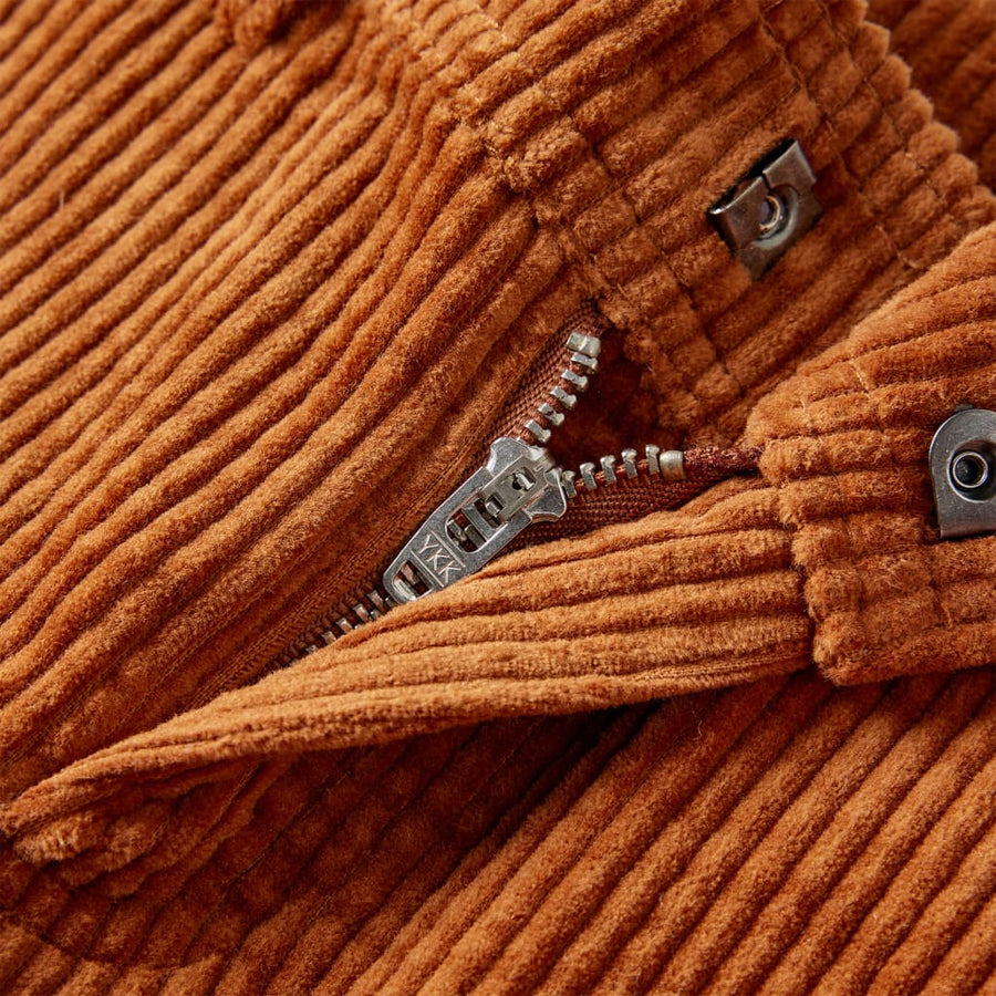 Kinderbroek 104 ribfluweel cognackleurig