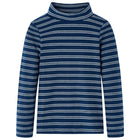 Kids Long-sleeved Shirt 128 Navy Blue