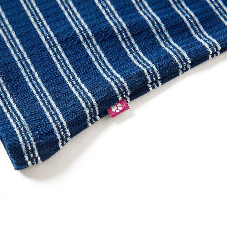 Kindershirt met lange mouwen 128 marineblauw 128