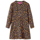 Children's long-sleeved dress 104 navy blue