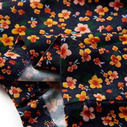 Kinderoverhemd met bandkraag 116 marineblauw 116