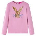 Children's long-sleeved shirt 104 pinkish brown