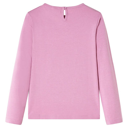 Kindershirt met lange mouwen 116 rozebruin Roze