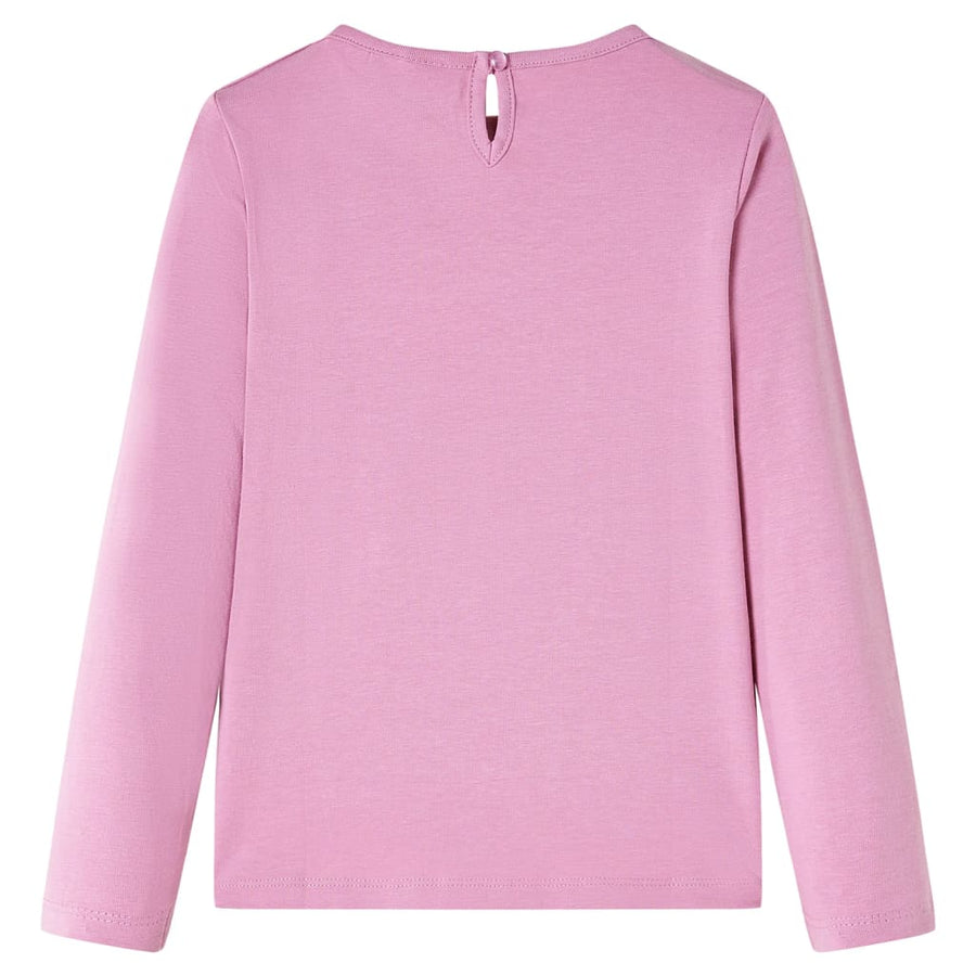 Kindershirt met lange mouwen 116 rozebruin Roze