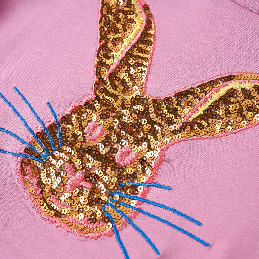 Kindershirt met lange mouwen 116 rozebruin Roze