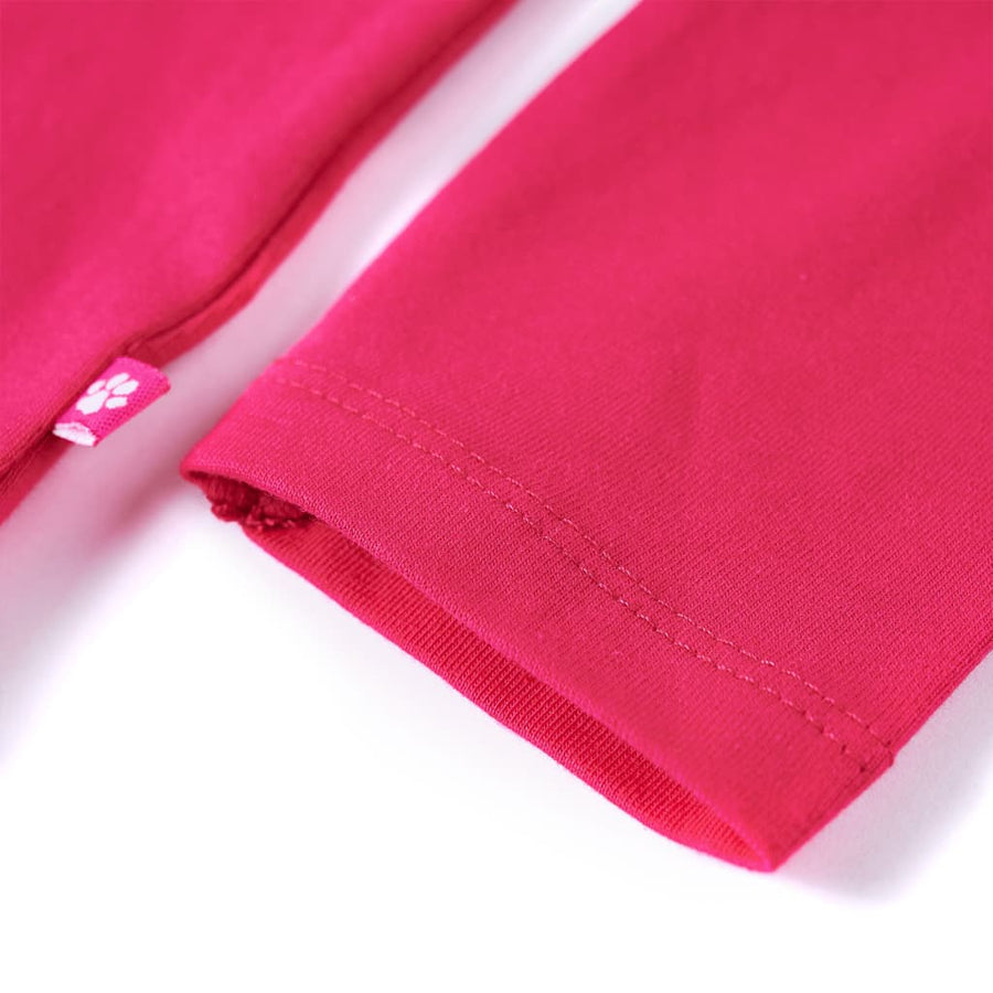 Kindershirt met lange mouwen 104 felroze Roze